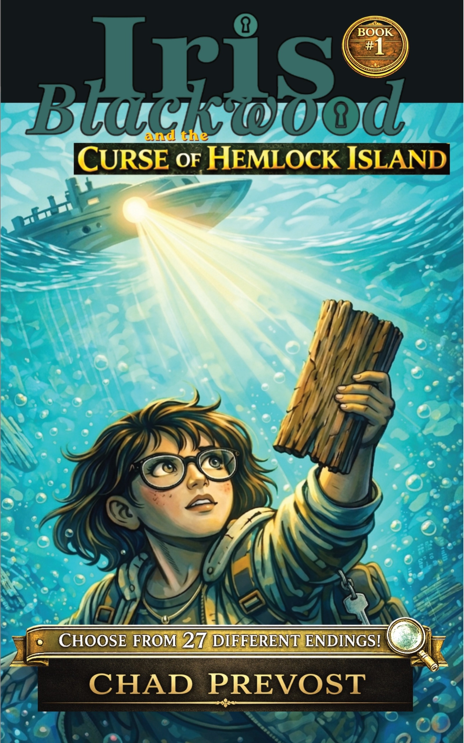 Iris Blackwood and the Curse of Hemlock Island, front cover